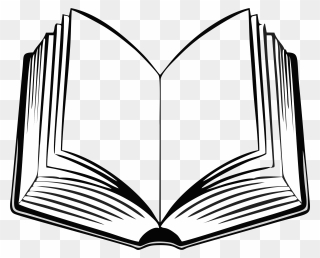 Book Cover Outline Clip Art "onerror='this.onerror=null; this.remove();' XYZ="data - Transparent Background Book Logo Png